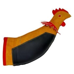 Mona para gallo de pelea | Pechera de cuero reforzada